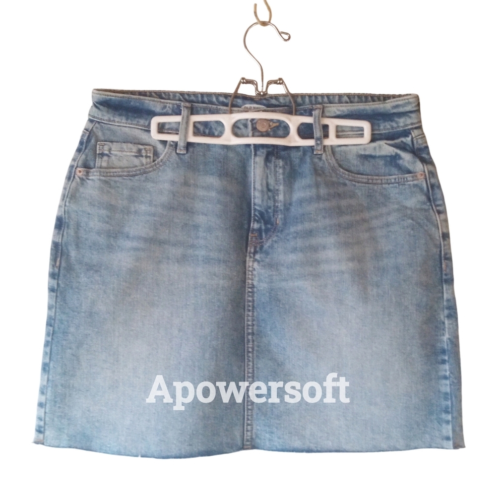 Denim Mini Skirt (0232)